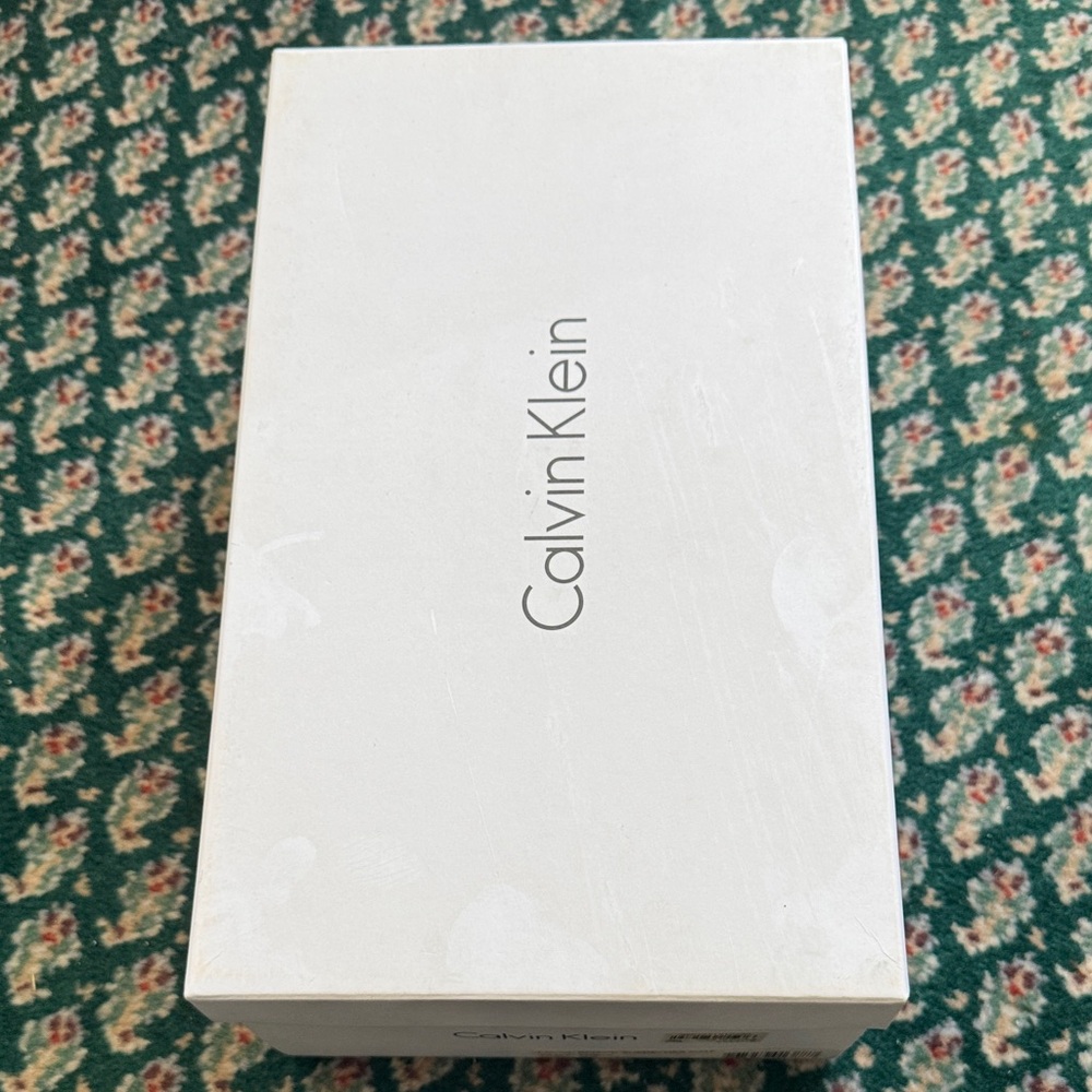 Calvin Klein Empty White Shoe Box (used)